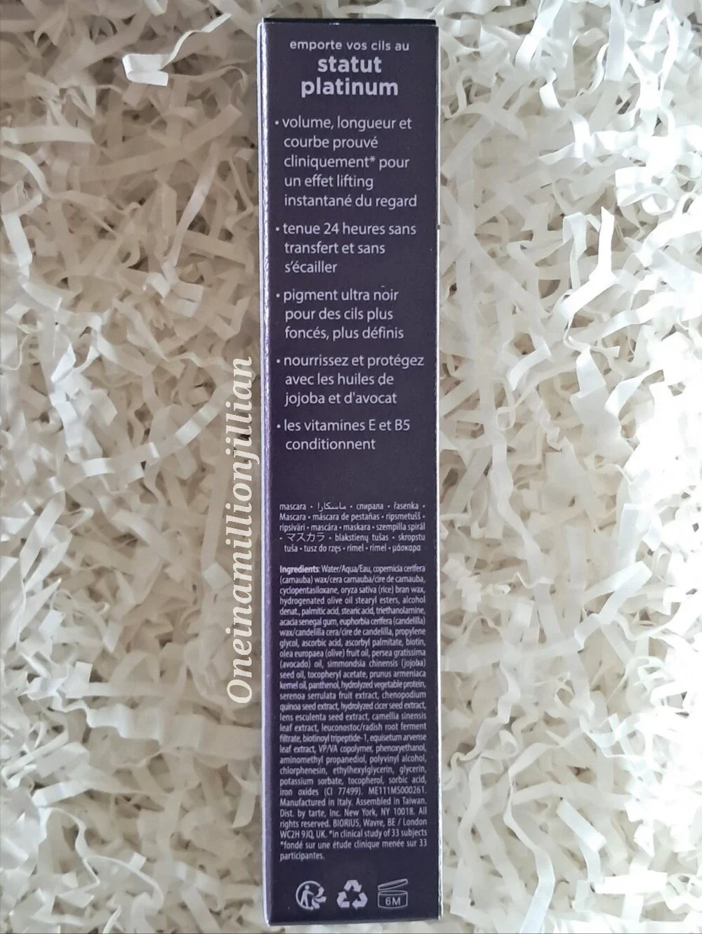 Tarte Lights Camera Lashes 4-in-1 Volumizing & Conditioning Platinum Mascara